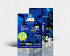 ABS Fitness Gym and Wellness Spa Flyer Design