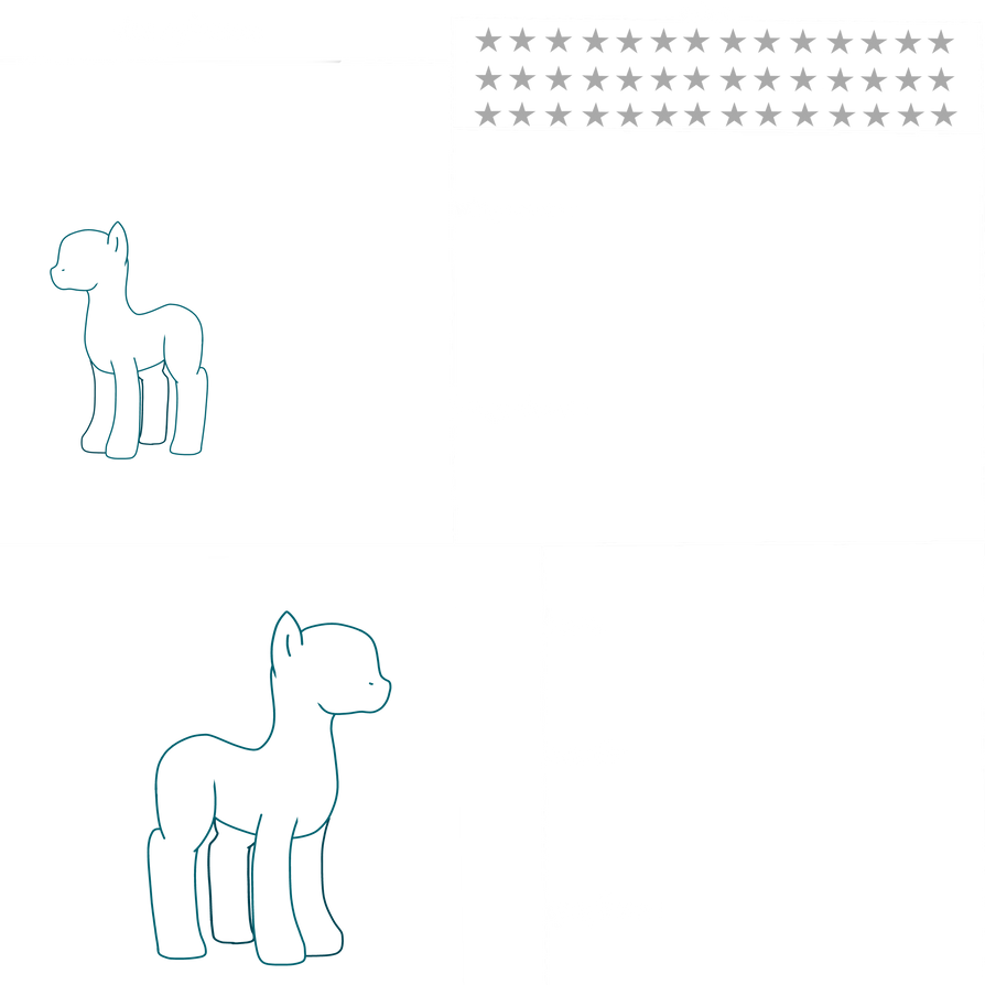 mlp base ( Reference Sheet ) part 1 by drawDigitalMlpOc on DeviantArt