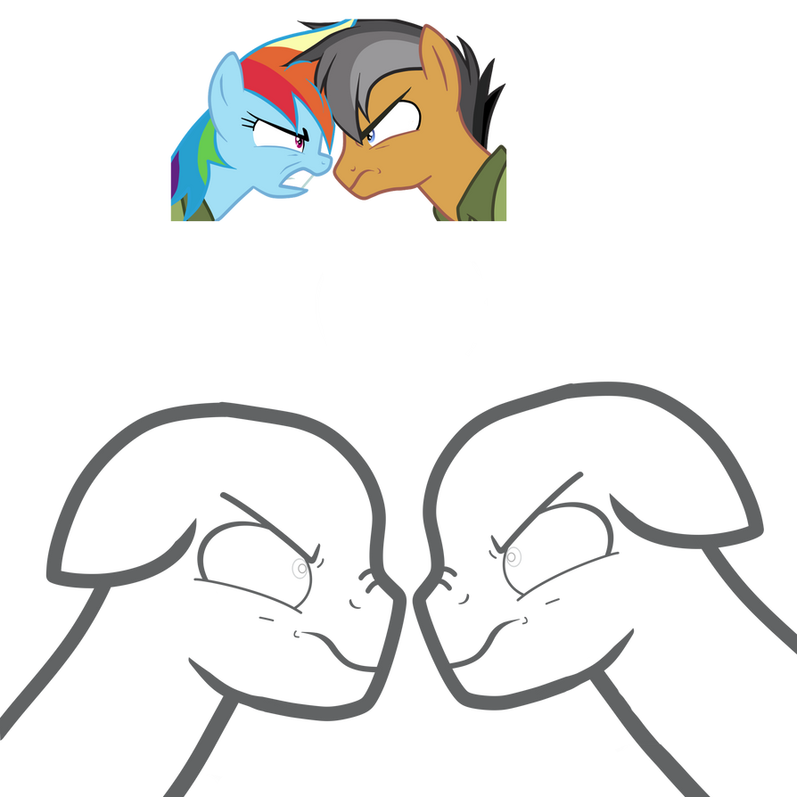 Angry Base Deviantart Mlp Base Angry Versus ( Stallion Angry ) by drawDigitalMlpOc on DeviantArt