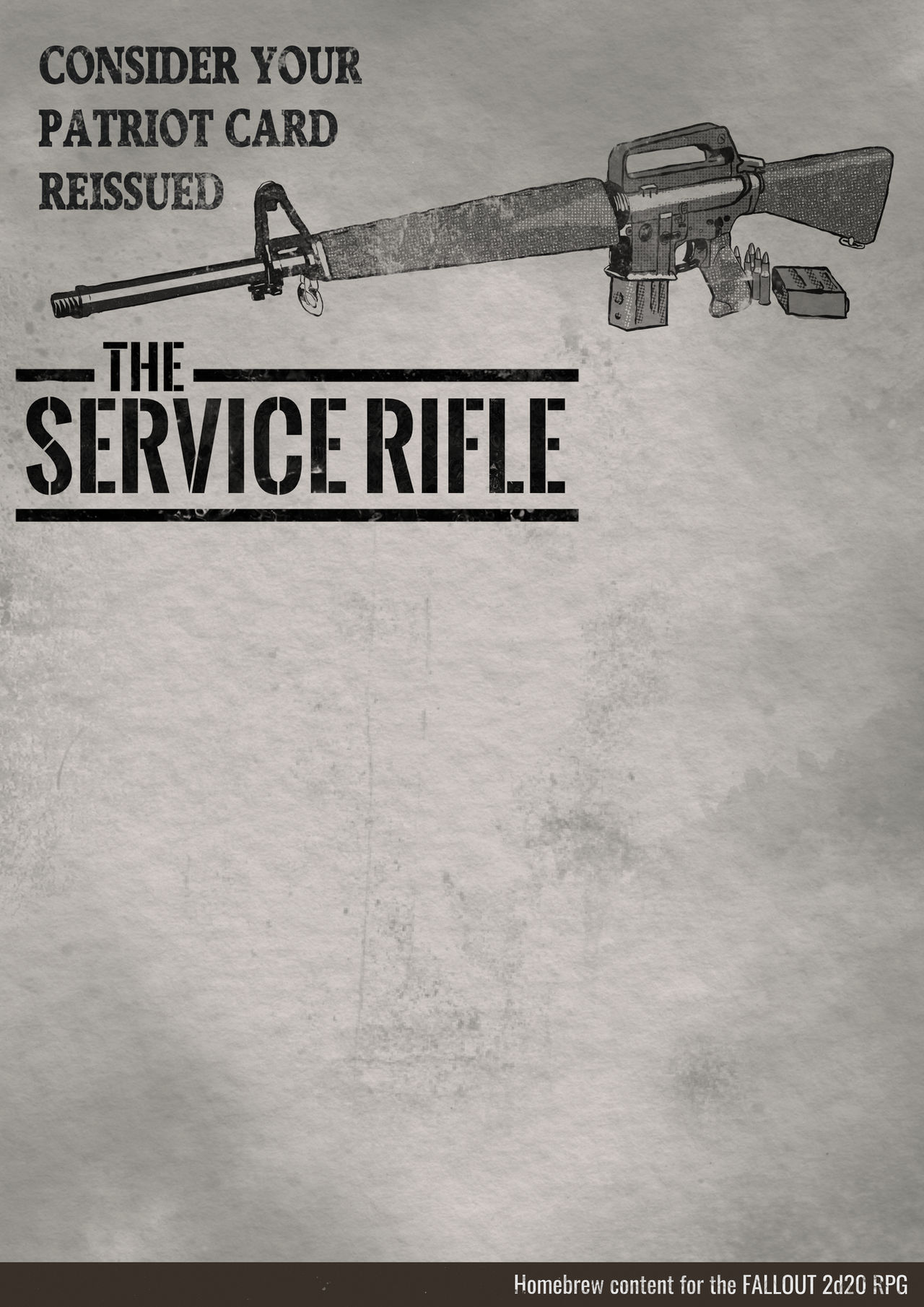 Fallout Service Rifle Front Fallout Service Rifle Page by JDGMNT on DeviantArt