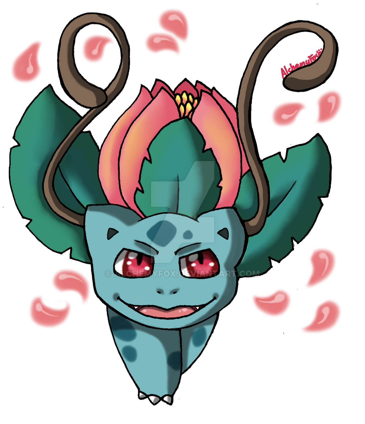 Ivysaur by AlchemyFox on DeviantArt