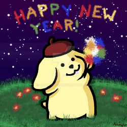 Happy New Year - Pompompurin