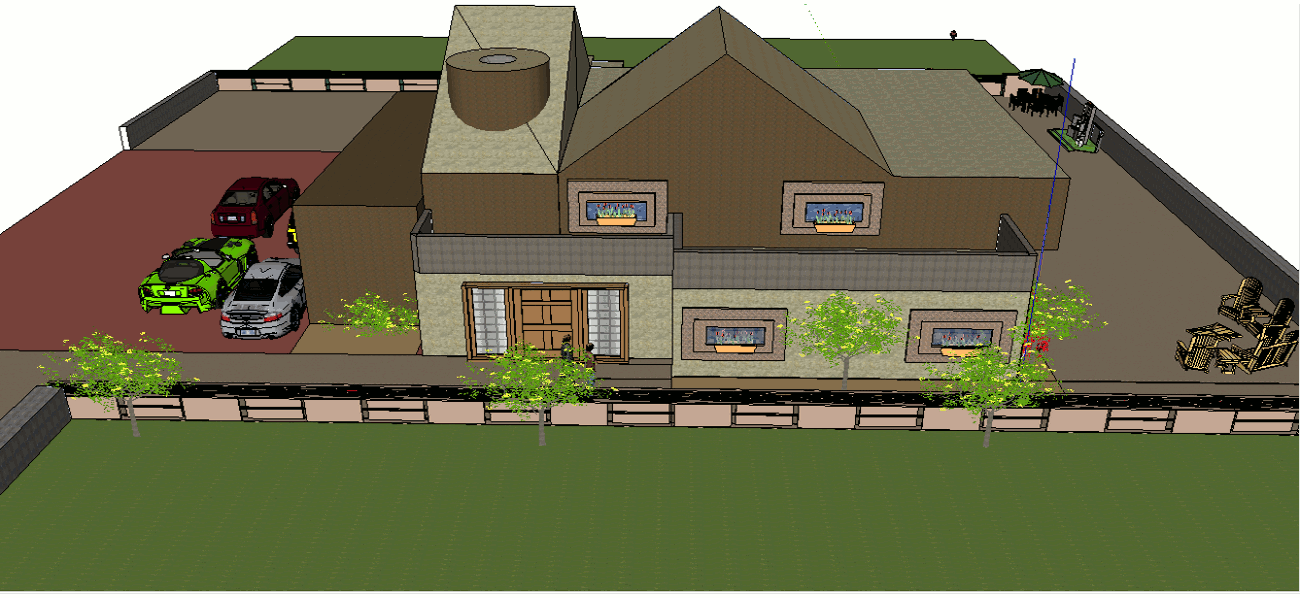 3D 2-Story House (exterior) by cardfue on DeviantArt 3D 2-Story House (exterior) by cardfue on DeviantArt