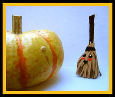 Halloween Broom Plushie