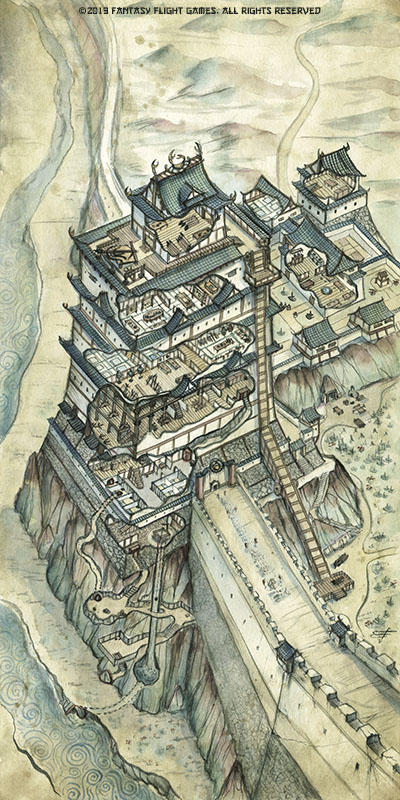 L5R RPG Watch Tower of Iron Duty Map by FrancescaBaerald on DeviantArt