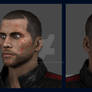 Male Shepard Scars