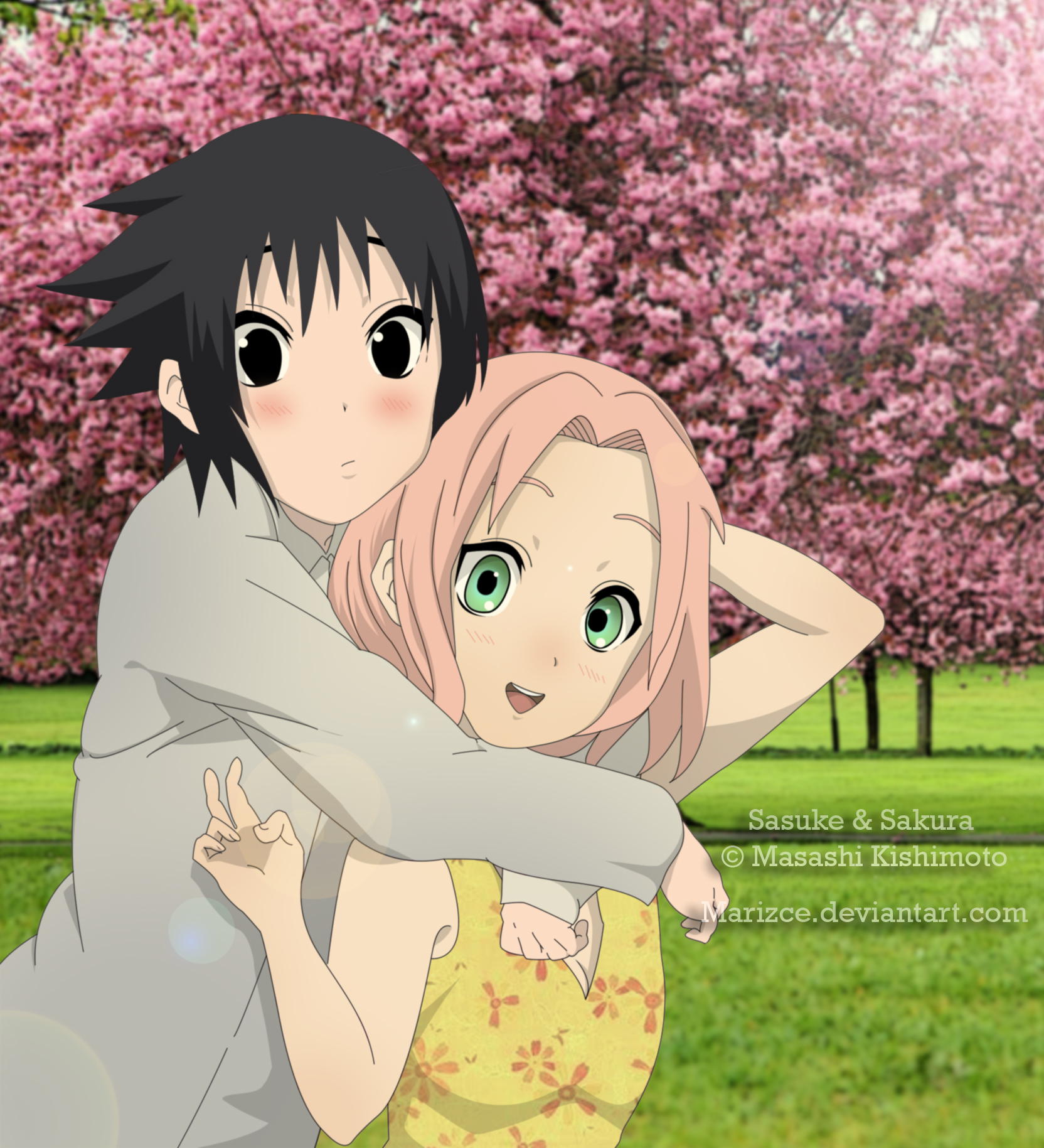 Sasusaku Primaveral Color Version