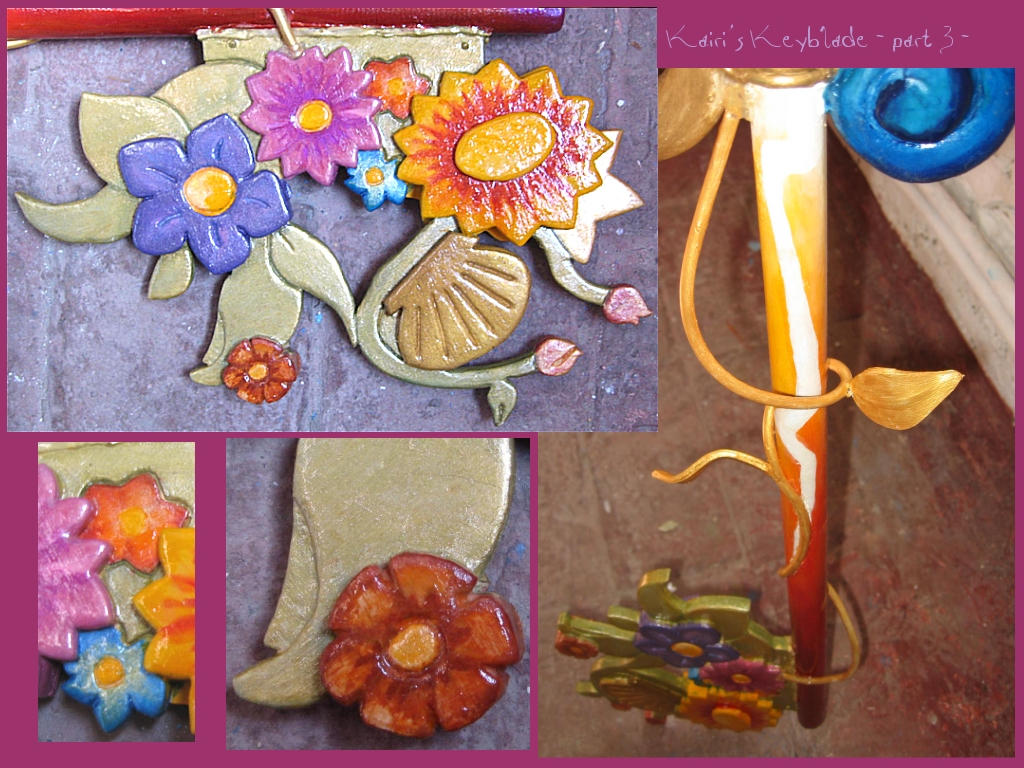 KINGDOM HEARTS II - Kairi Keyblade flowers by AridelaAriadne on DeviantArt