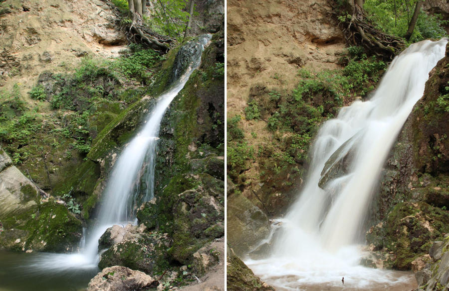 Waterfall Before and After Rain by AgiVega on DeviantArt