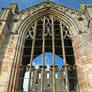 The Front of Melrose  Abbey