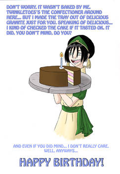 Happy Birthday from Toph