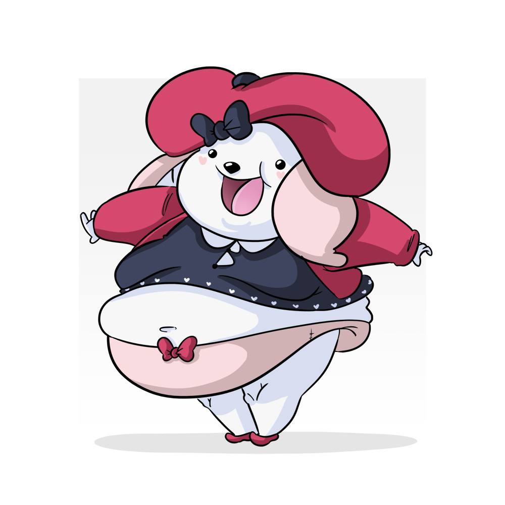 Fat Rosianna Rabbit by roquemi on DeviantArt