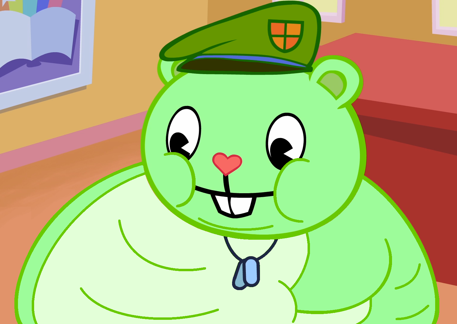 Flippy Shaking their fat folds by roquemi on DeviantArt