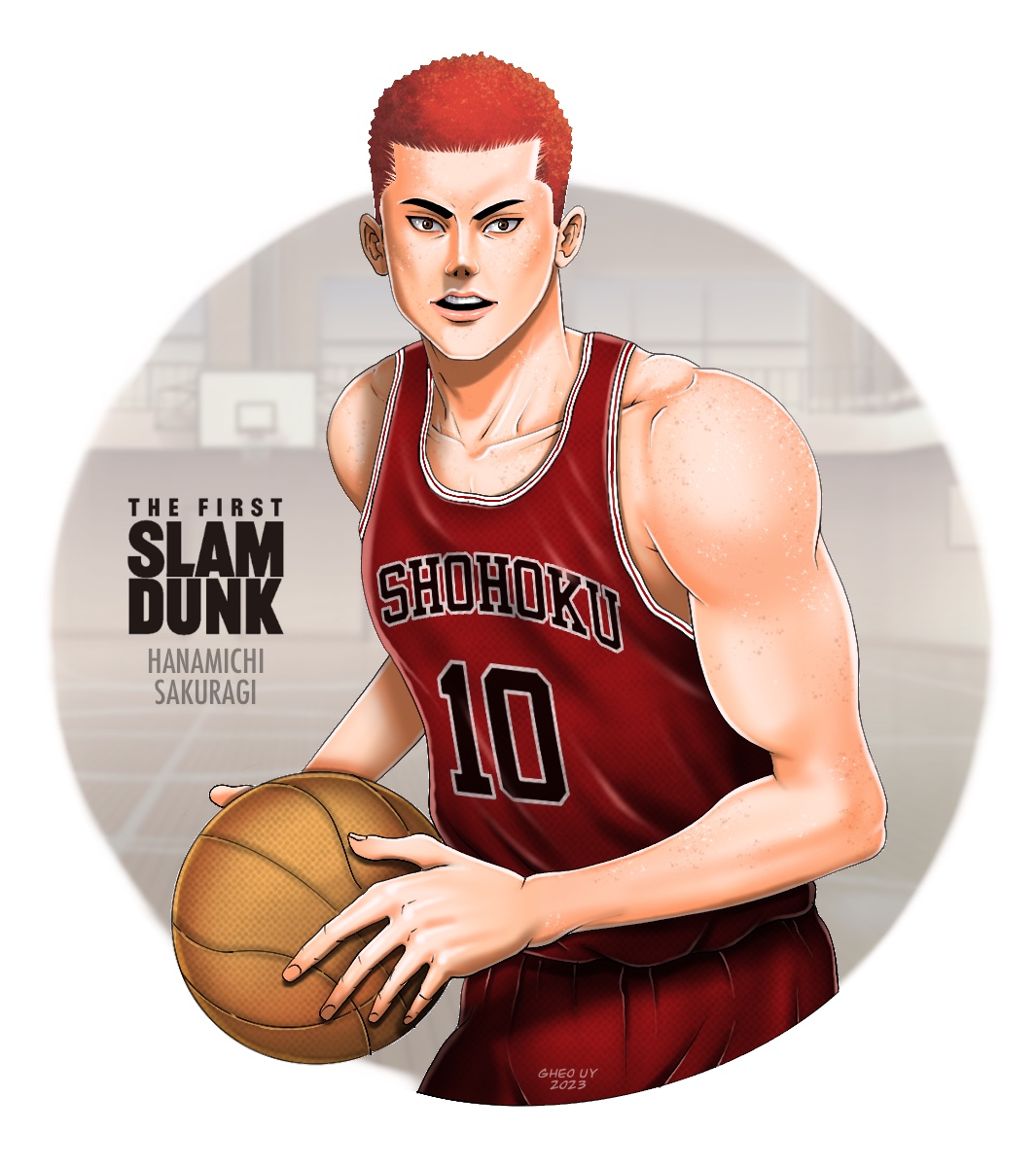 Slam Dunk Shohoku 10 Sakuragi Hanamichi Basketball Jersey Manga