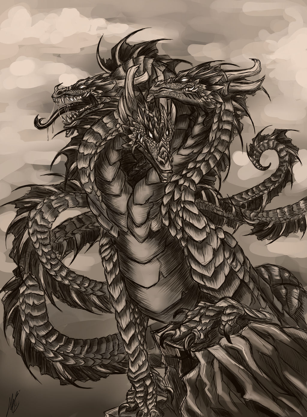 Hydra By Beautiful Beasties On DeviantArt hydra-by-beautiful-beasties-on-deviantart