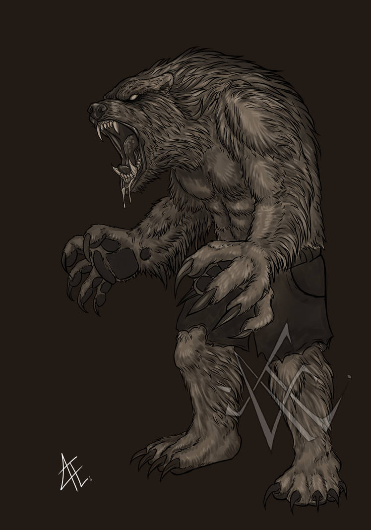Werebear: Concept Sketch by Beautiful-Beasties on DeviantArt