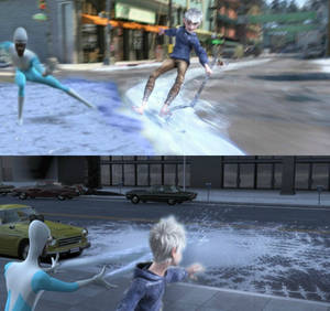 Jack Frost and Frozone!