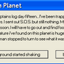 Error Message - Unknown Planet