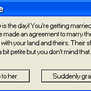 Error Message - Bride to be