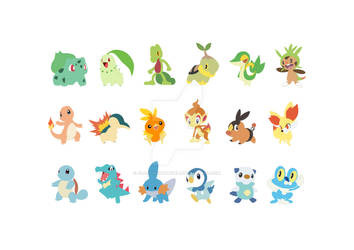 Pokemon Starters Collection