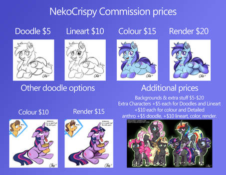 New Commission Prices (closed)