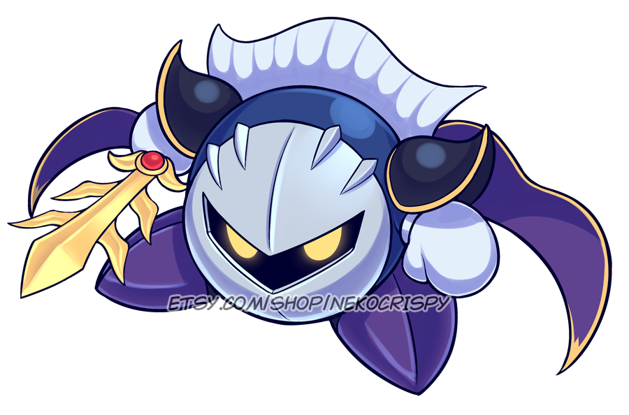 Meta Knight Sticker by NekoCrispy on DeviantArt