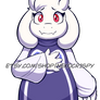 Toriel Acrylic Standee/Sticker Design