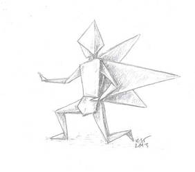 Origami Fairy (for Sketchfest)
