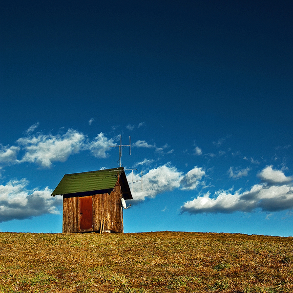 modern hut