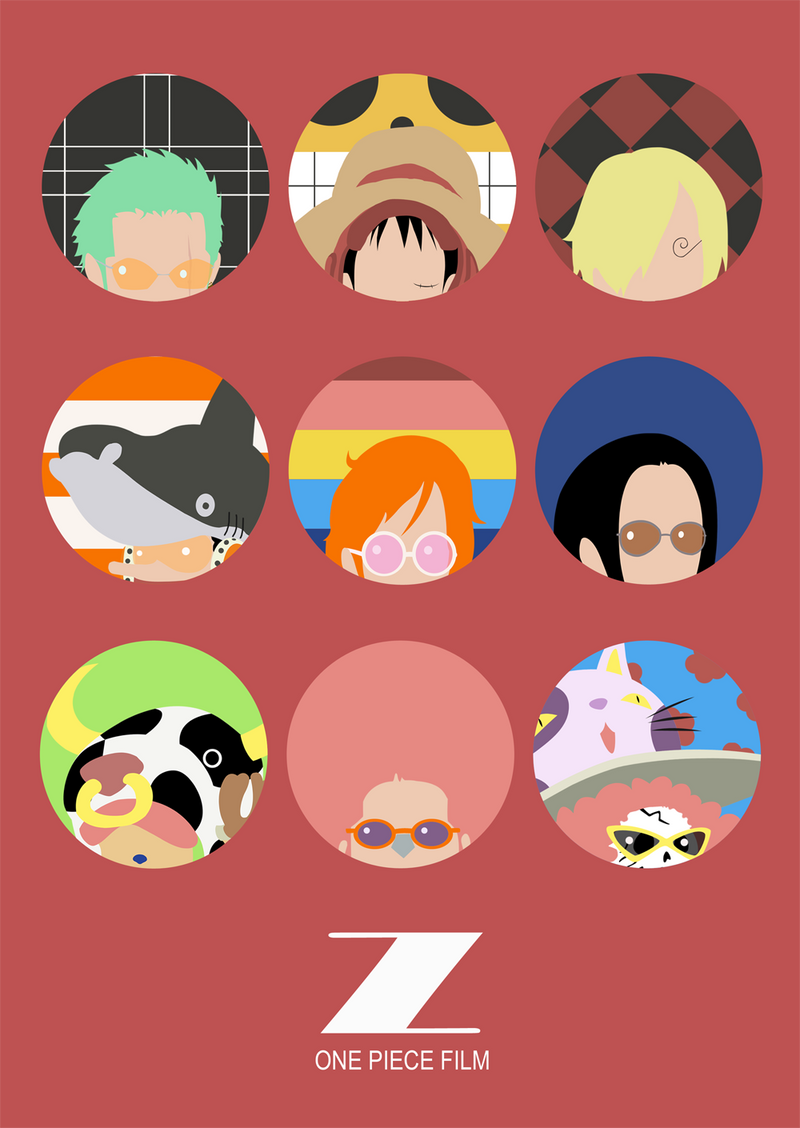 One Piece Film Z Minimalist Poster  by MinimallyOnePiece on DeviantArt