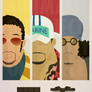 One Piece Minimalist Poster: Faces of Justice