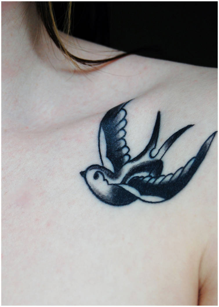 swallow, tattoo by sarakennedy