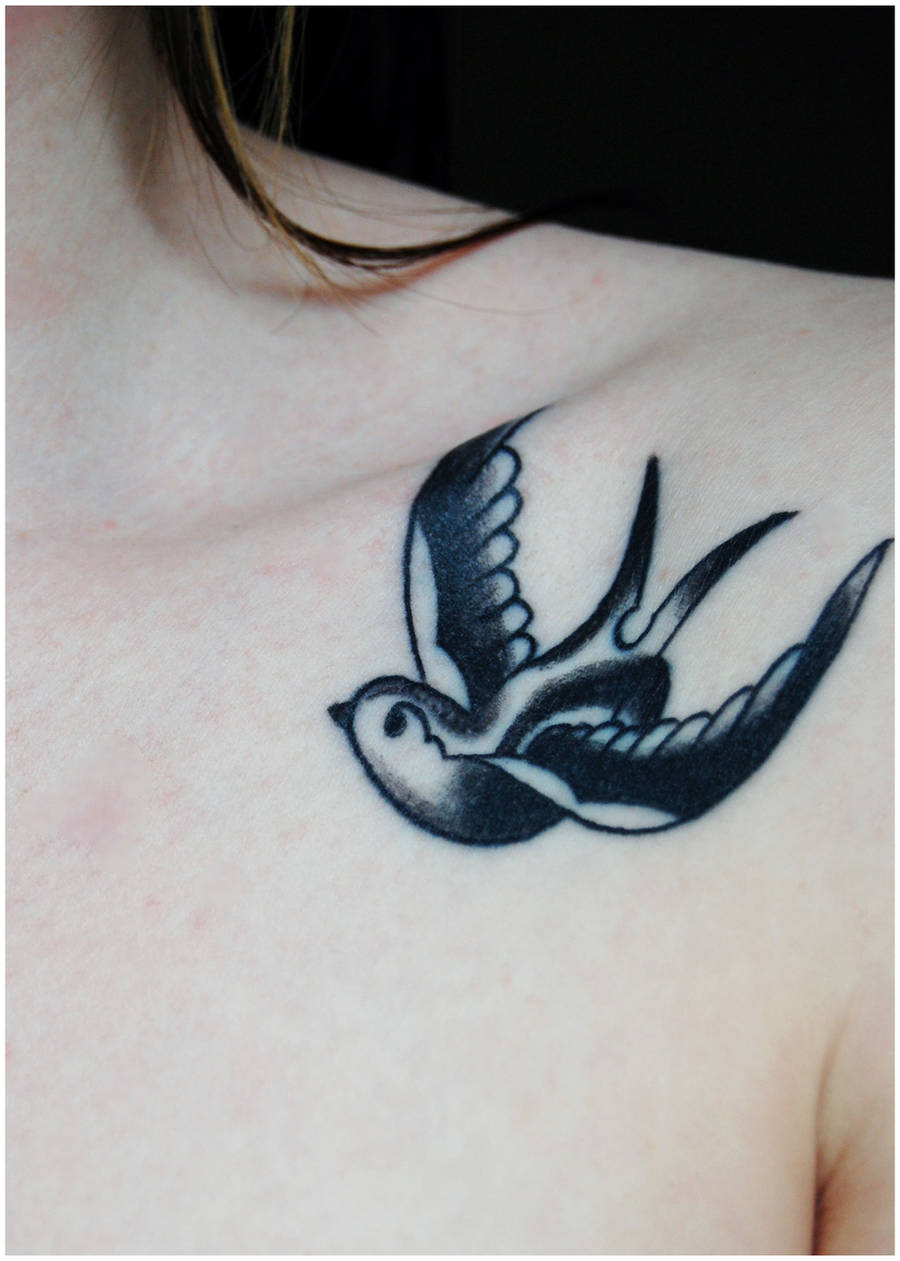 swallow, tattoo by sarakennedy