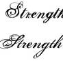 strength tattoo