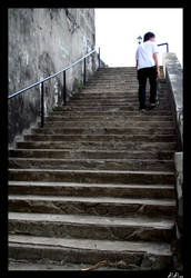 stairs and me