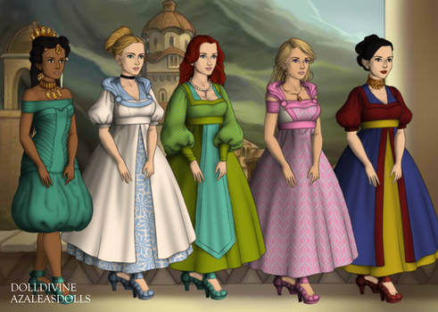 Disney Princesses as Dwarfs