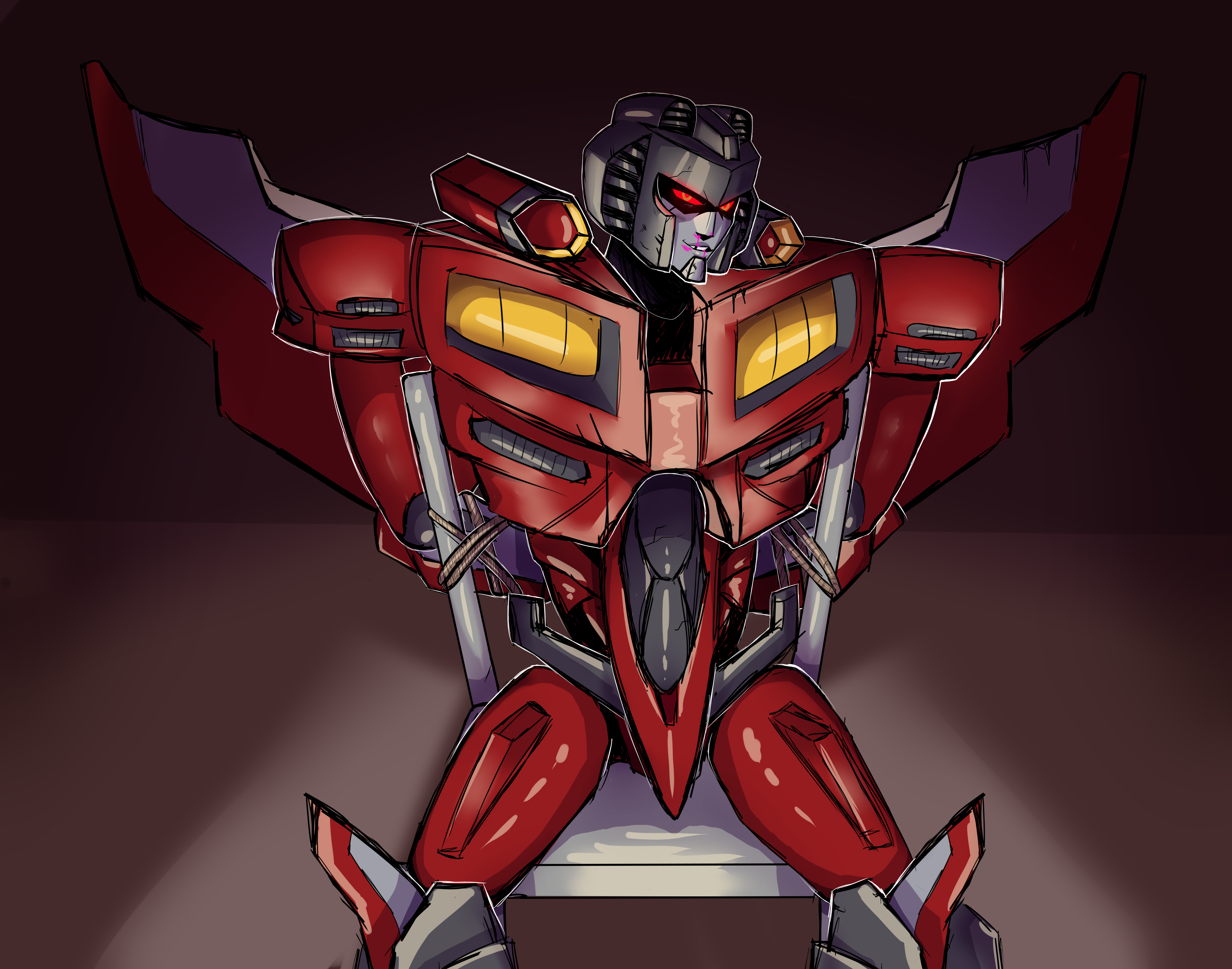 TF IDW Starscream by RainbowPaw2015 on DeviantArt