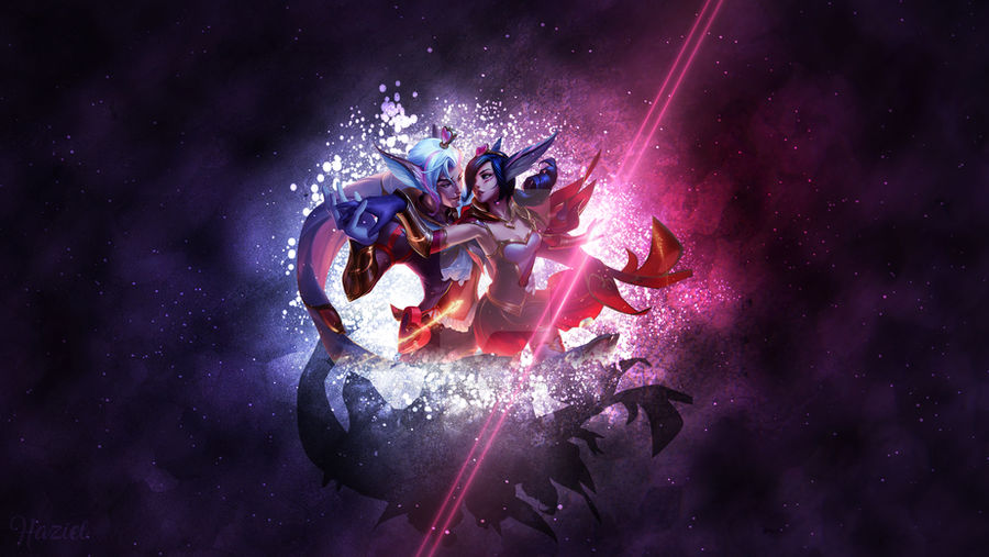 Xayah and Rakan LeagueOfLegends by HazielWishmaster on DeviantArt