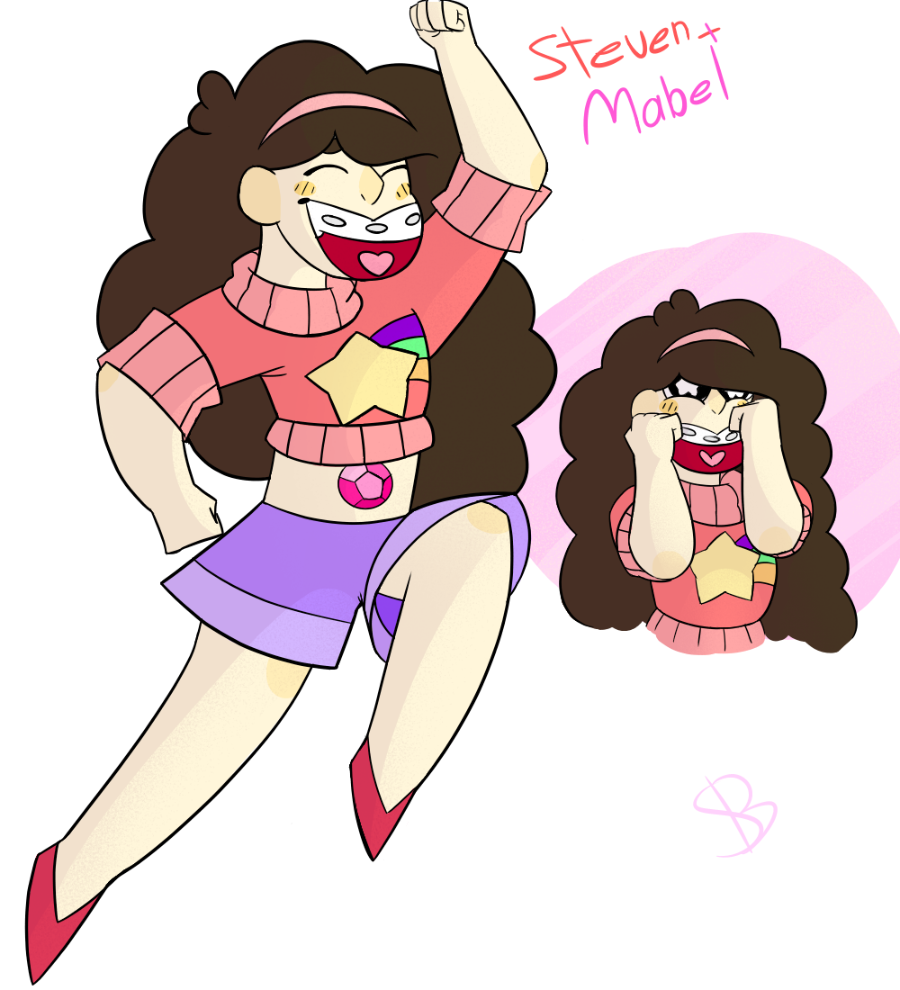 Request- Steven + Mabel fusion