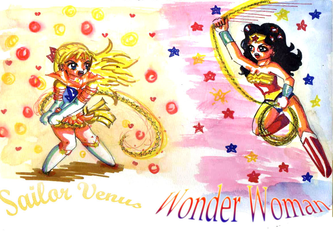 Sailor Venus vs Wonder Woman