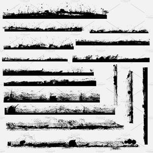 Grunge Borders Brushes