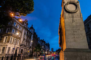 War memorial in Leicester Square, London
