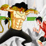 one piece: luffy vs lucci