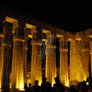 Temple of Luxor in Gold Light