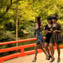Three Happy Kamakura Friends