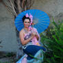 Thai Lady and Parasol