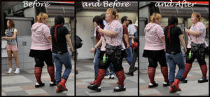 Before and After Meet Yourself in Harajuku