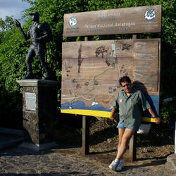 Andy at Galapagos Islands