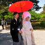 Married in Kanazawa Kenrokuen Japanese Garden