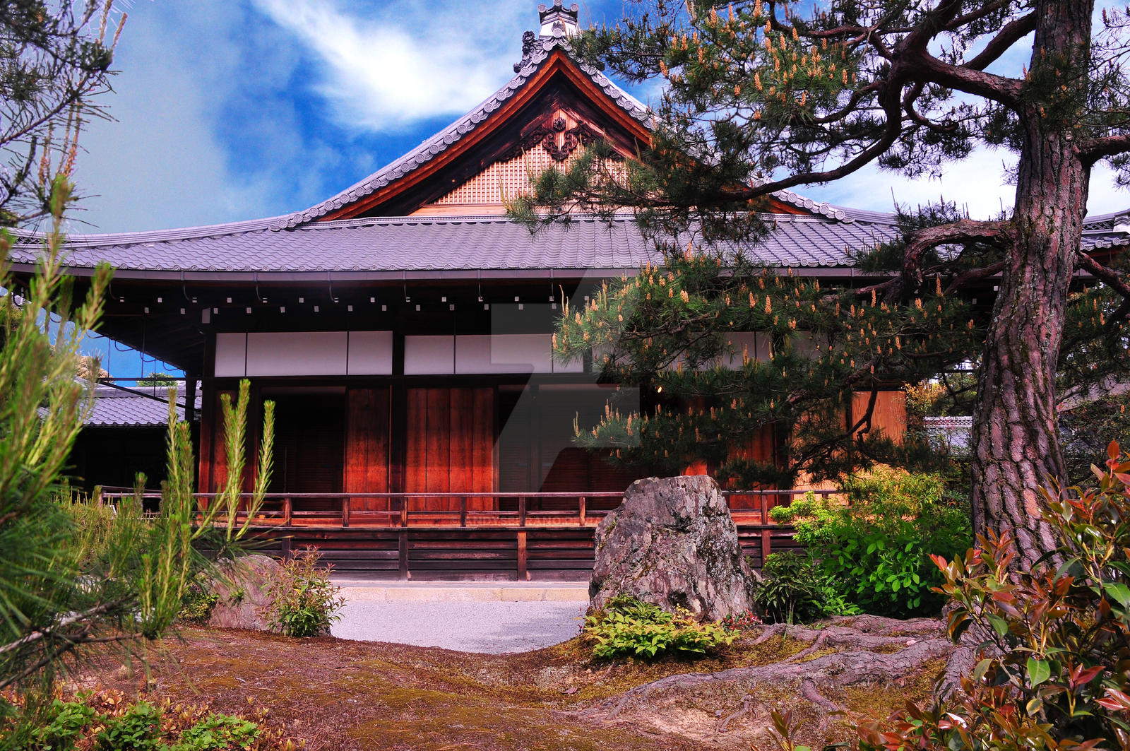 Hojo building at Kinkakuji